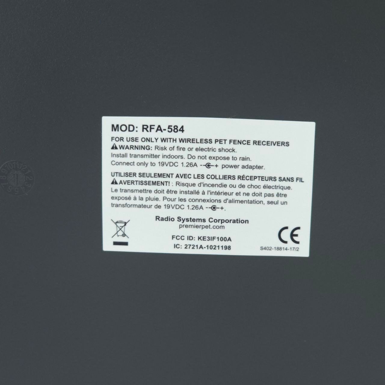 Premier Pet RFA-584 Wireless Fence Transmitter - Image 6